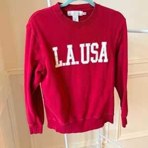 H&M LA USA Red Sweatshirt